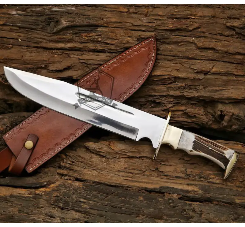 Handmade Bowie Knife | Premium Stainless Steel Fixed Blade Knife