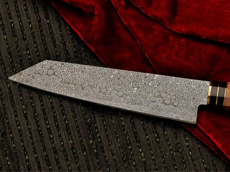 damascus chef knife blade damascus chef knife blade