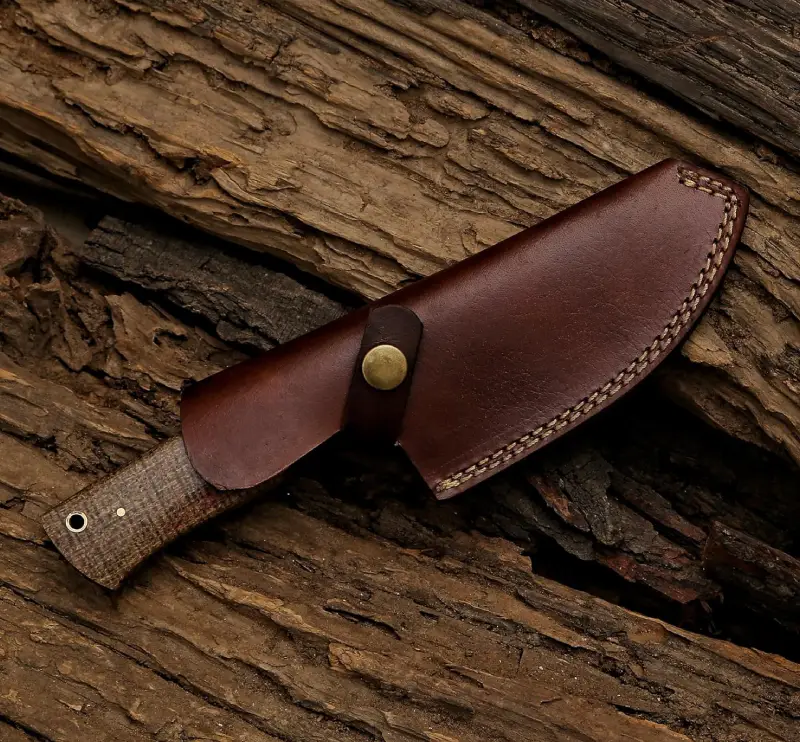 Fixed blade outdoor knife | Handmade hunting knife