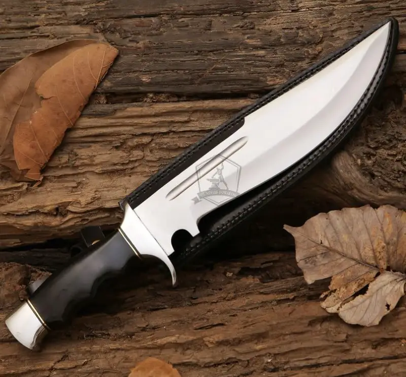 rambo first blood knife with sheath Rambo First Blood Survival Knife Replica – Movie-Inspired Fixed Blade