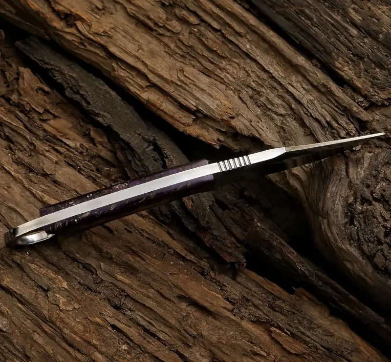 ring pommel knife upper side Camping Knife | Best Fixed Blade Camping knife | Finger Hole Stainless Steel Knife