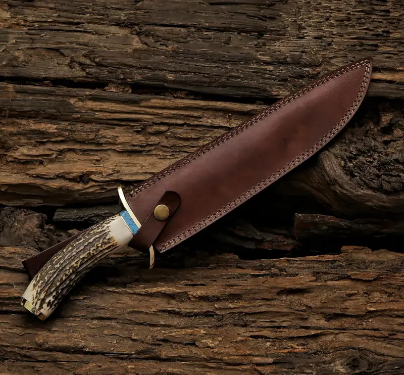 stag handle knife sheath stag handle knife sheath